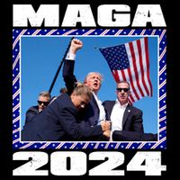 Maga Trump 2024 Drawstring Bag