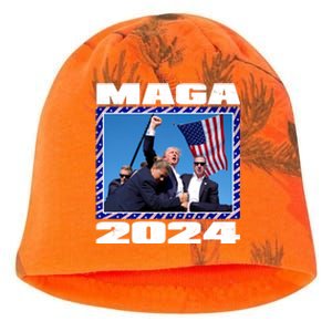 Maga Trump 2024 Kati - Camo Knit Beanie