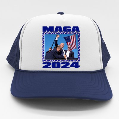 Maga Trump 2024 Trucker Hat