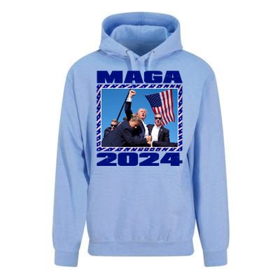 Maga Trump 2024 Unisex Surf Hoodie