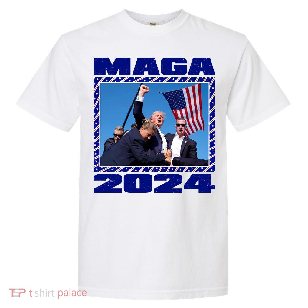 Maga Trump 2024 Garment-Dyed Heavyweight T-Shirt