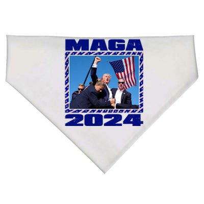 Maga Trump 2024 USA-Made Doggie Bandana