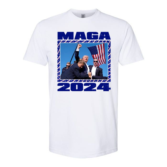 Maga Trump 2024 Softstyle CVC T-Shirt