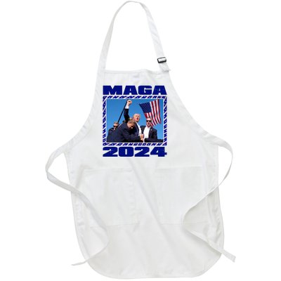 Maga Trump 2024 Full-Length Apron With Pockets