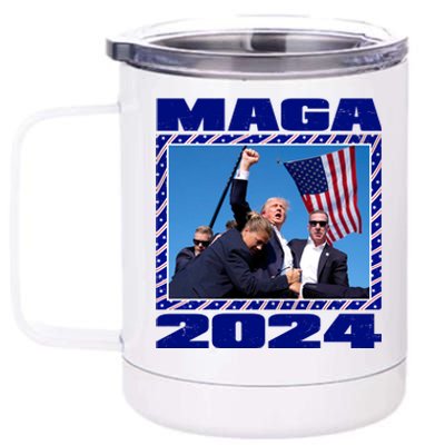 Maga Trump 2024 12 oz Stainless Steel Tumbler Cup