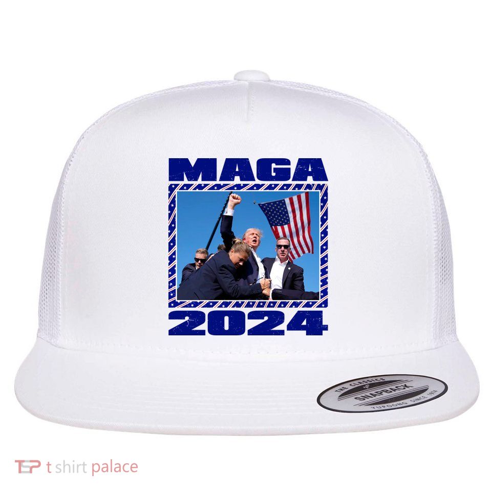 Maga Trump 2024 Flatbill Hat