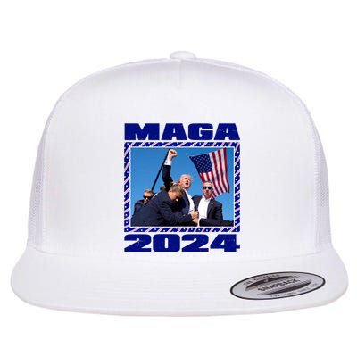 Maga Trump 2024 Flat Bill Trucker Hat