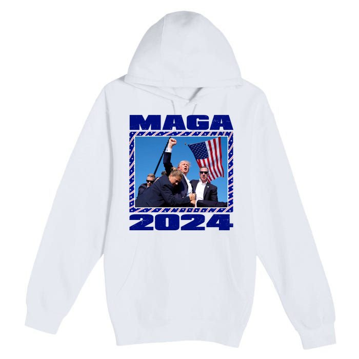 Maga Trump 2024 Premium Pullover Hoodie