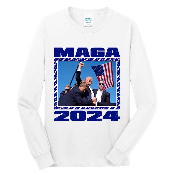 Maga Trump 2024 Tall Long Sleeve T-Shirt