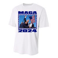 Maga Trump 2024 Performance Sprint T-Shirt