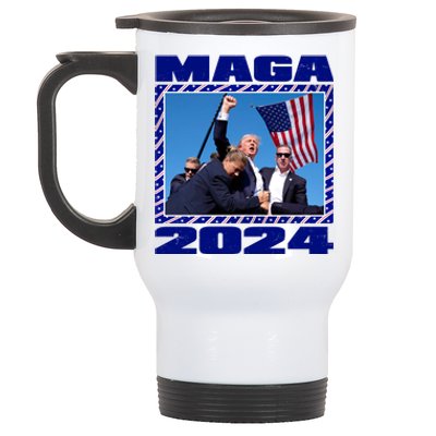 Maga Trump 2024 Stainless Steel Travel Mug