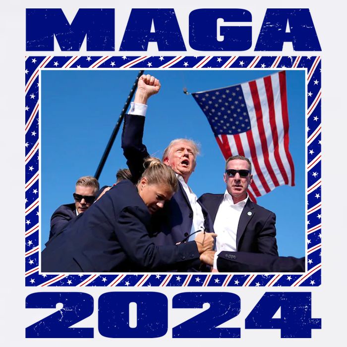 Maga Trump 2024 Wool Snapback Cap