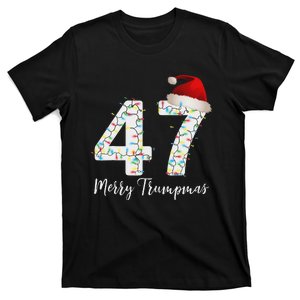 Merry Trumpmas 47 Family Matching Pj Funny Christmas Trump T-Shirt