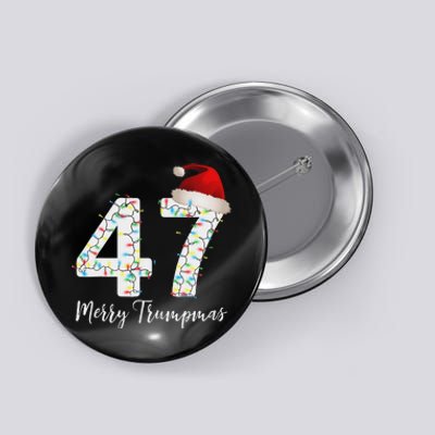 Merry Trumpmas 47 Family Matching Pj Funny Christmas Trump Button