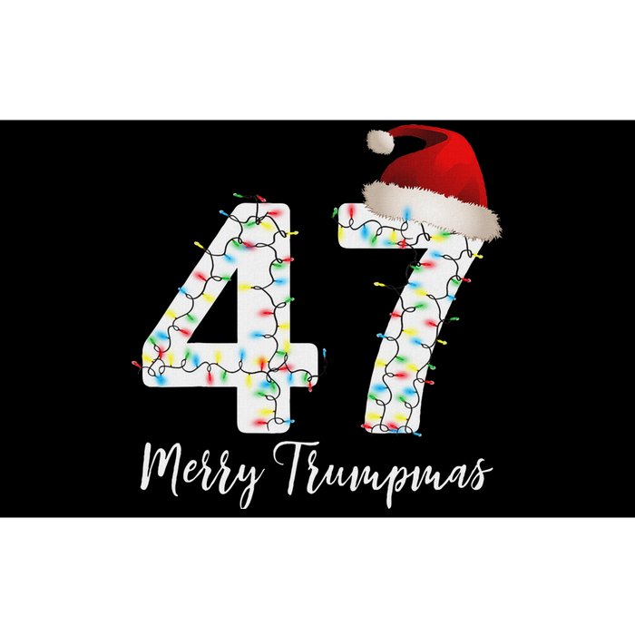 Merry Trumpmas 47 Family Matching Pj Funny Christmas Trump Bumper Sticker