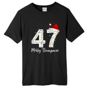 Merry Trumpmas 47 Family Matching Pj Funny Christmas Trump Gift Tall Fusion ChromaSoft Performance T-Shirt