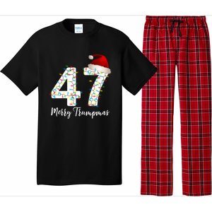 Merry Trumpmas 47 Family Matching Pj Funny Christmas Trump Gift Pajama Set