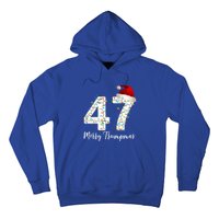 Merry Trumpmas 47 Family Matching Pj Funny Christmas Trump Gift Hoodie