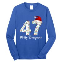 Merry Trumpmas 47 Family Matching Pj Funny Christmas Trump Gift Long Sleeve Shirt