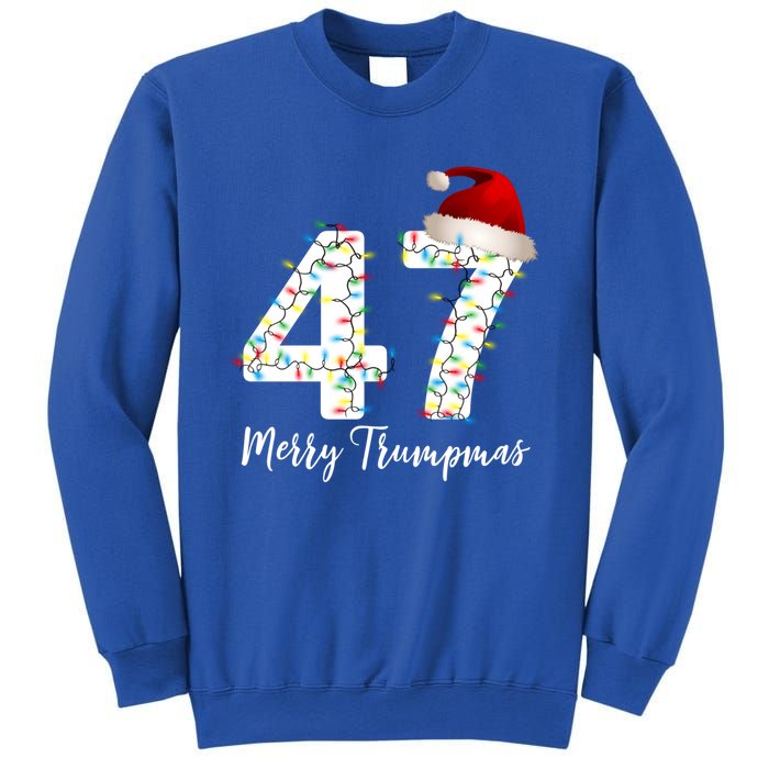 Merry Trumpmas 47 Family Matching Pj Funny Christmas Trump Gift Sweatshirt