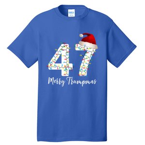 Merry Trumpmas 47 Family Matching Pj Funny Christmas Trump Gift Tall T-Shirt