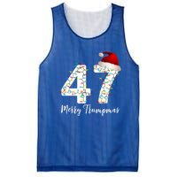 Merry Trumpmas 47 Family Matching Pj Funny Christmas Trump Gift Mesh Reversible Basketball Jersey Tank