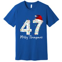 Merry Trumpmas 47 Family Matching Pj Funny Christmas Trump Gift Premium T-Shirt