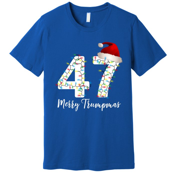 Merry Trumpmas 47 Family Matching Pj Funny Christmas Trump Gift Premium T-Shirt