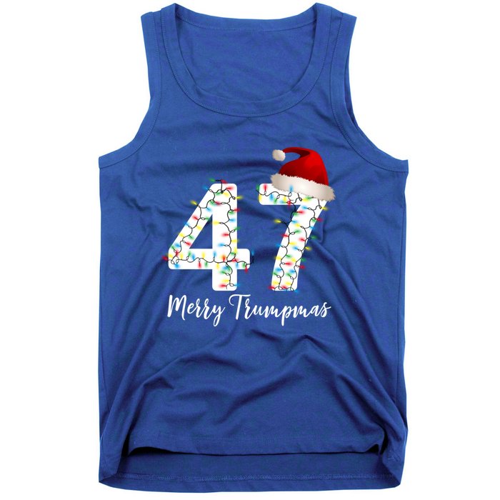 Merry Trumpmas 47 Family Matching Pj Funny Christmas Trump Gift Tank Top