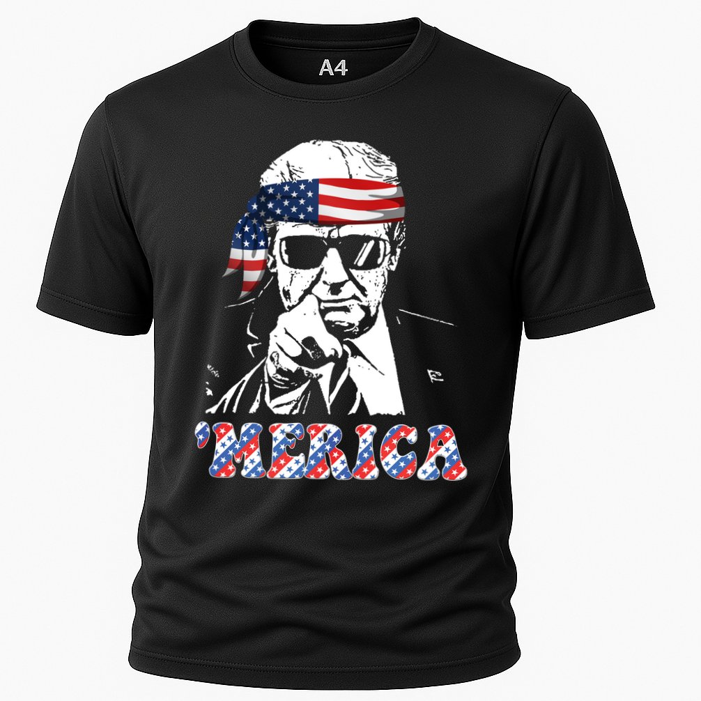 Merica Trump 4th Of July American Flag Festive Performance Shirt