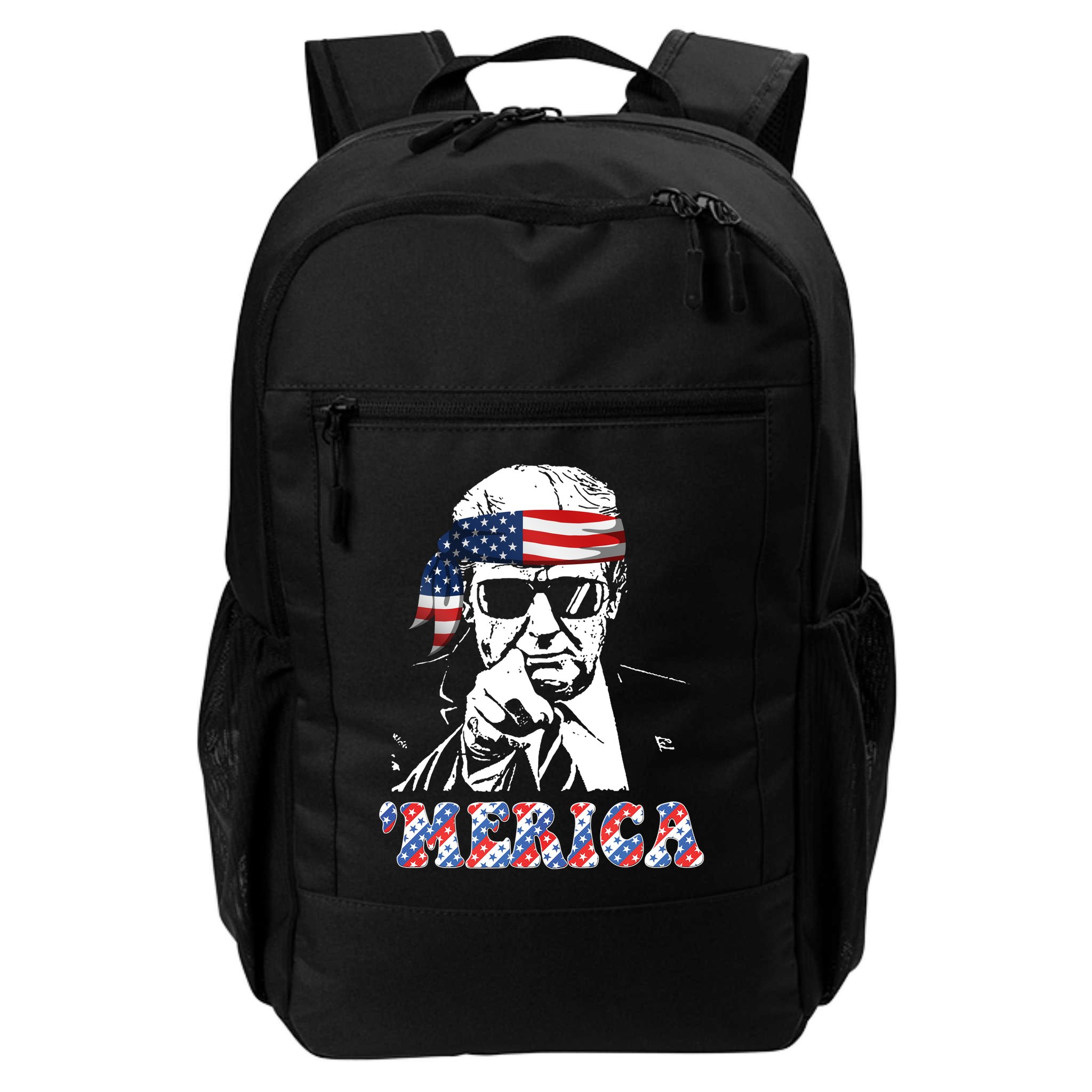 Merica Trump 4th Of July American Flag Festive Backpack