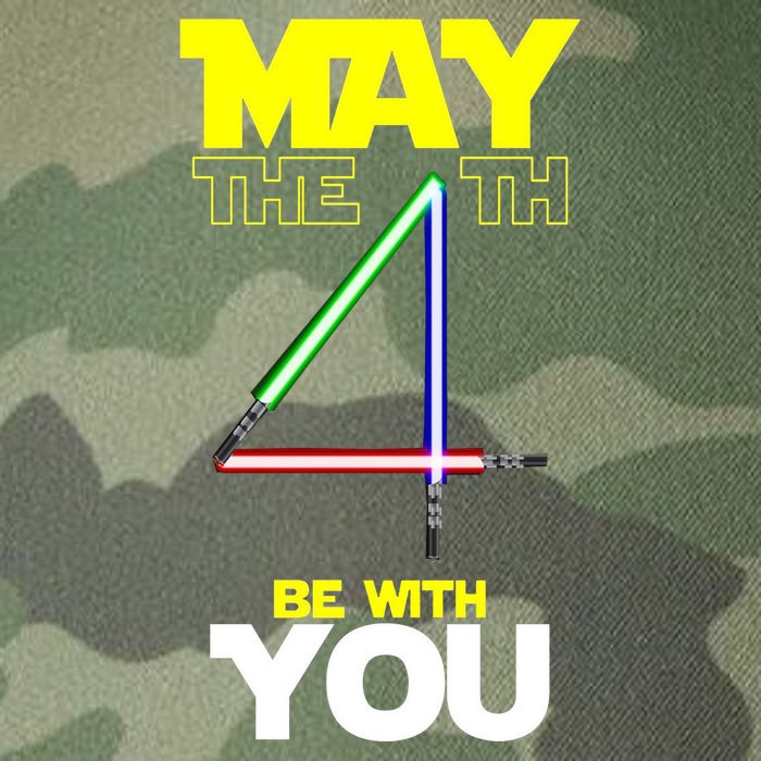 May The 4th Be With You Lightsaber Legacy Tie Dye Trucker Hat