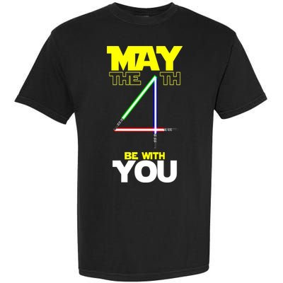 May The 4th Be With You Lightsaber Garment-Dyed Heavyweight T-Shirt