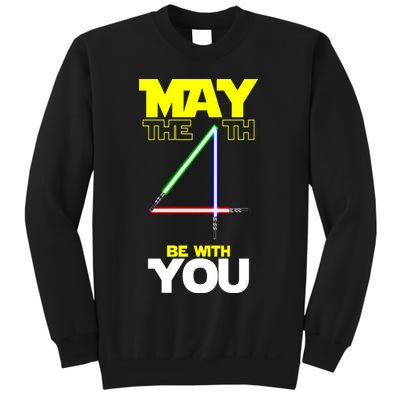 May The 4th Be With You Lightsaber Sweatshirt