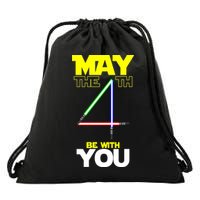 May The 4th Be With You Lightsaber Drawstring Bag