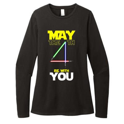 May The 4th Be With You Lightsaber Womens CVC Long Sleeve Shirt