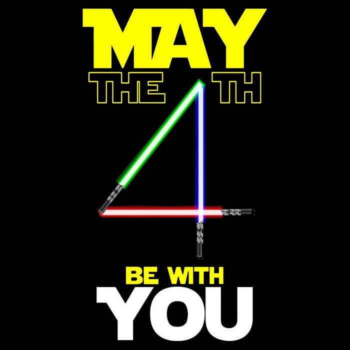 May The 4th Be With You Lightsaber Baby Bodysuit
