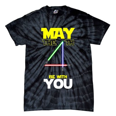 May The 4th Be With You Lightsaber Tie-Dye T-Shirt