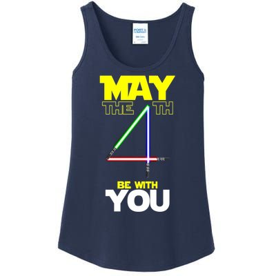 May The 4th Be With You Lightsaber Ladies Essential Tank