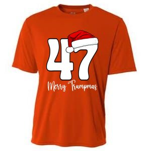 Merry Trumpmas 47 Family Matching Pj Funny Christmas Trump Gift Cooling Performance Crew T-Shirt