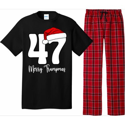 Merry Trumpmas 47 Family Matching Pj Funny Christmas Trump Gift Pajama Set