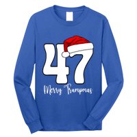 Merry Trumpmas 47 Family Matching Pj Funny Christmas Trump Gift Long Sleeve Shirt