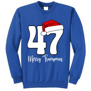 Merry Trumpmas 47 Family Matching Pj Funny Christmas Trump Gift Sweatshirt