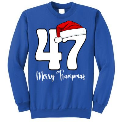 Merry Trumpmas 47 Family Matching Pj Funny Christmas Trump Gift Sweatshirt