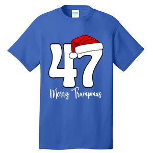 Merry Trumpmas 47 Family Matching Pj Funny Christmas Trump Gift Tall T-Shirt