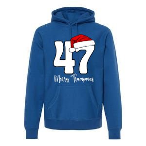 Merry Trumpmas 47 Family Matching Pj Funny Christmas Trump Gift Premium Hoodie