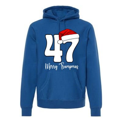 Merry Trumpmas 47 Family Matching Pj Funny Christmas Trump Gift Premium Hoodie