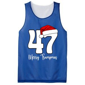 Merry Trumpmas 47 Family Matching Pj Funny Christmas Trump Gift Mesh Reversible Basketball Jersey Tank