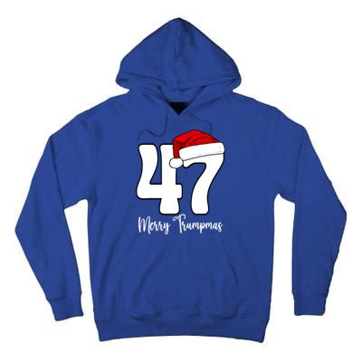 Merry Trumpmas 47 Family Matching Pj Funny Christmas Trump Gift Tall Hoodie