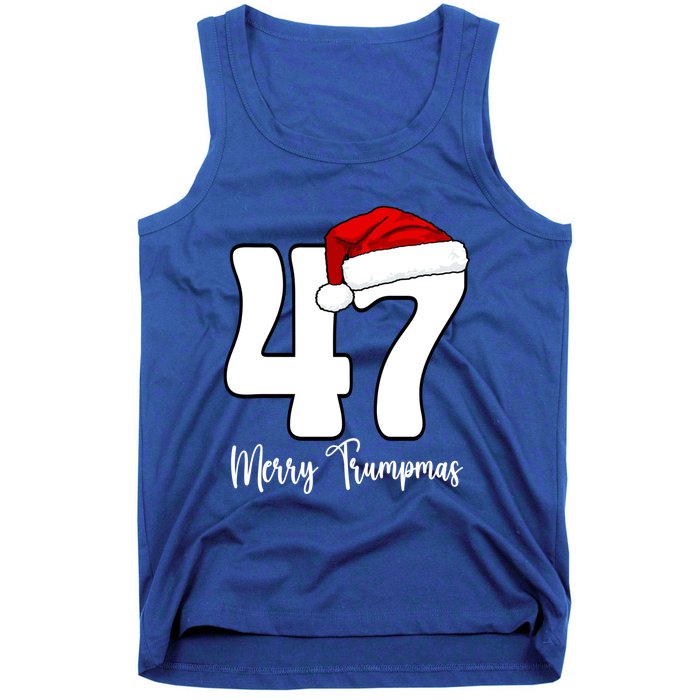 Merry Trumpmas 47 Family Matching Pj Funny Christmas Trump Gift Tank Top